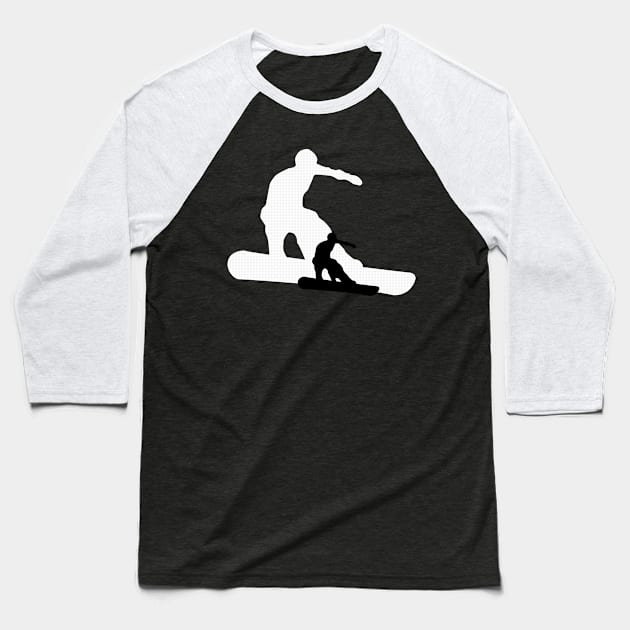 shadowboarder Baseball T-Shirt by asyrum